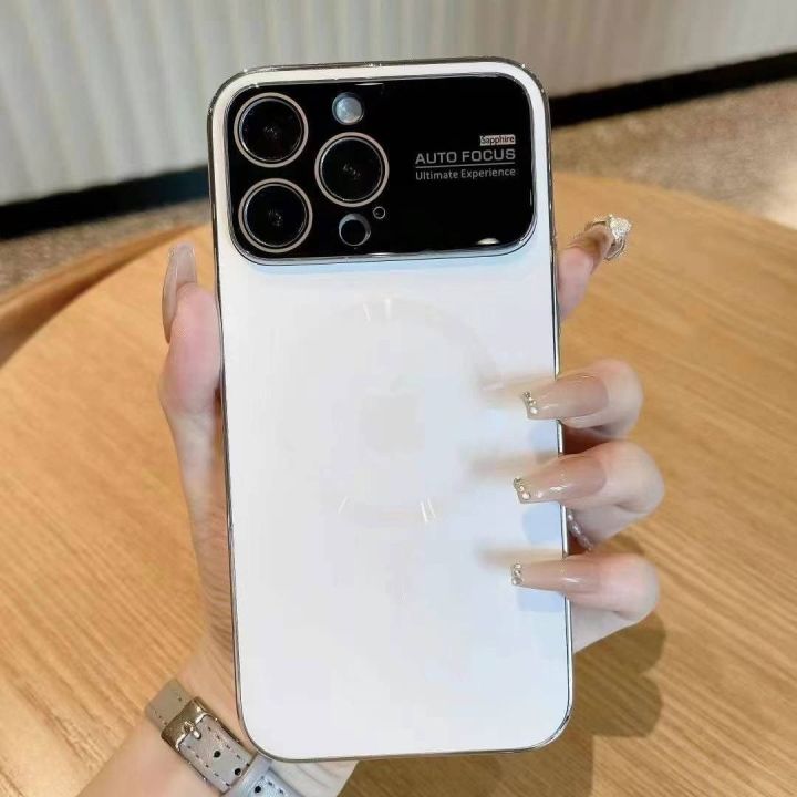 For%20iPhone%2012%20Pro%20Max%20-%20AUTO%20FOCUS%20Magsafe%20Magnetic%20Wireless%20Charging%20With%20Large%20Window%20in%20Machine%20Color%20With%20Electroplating%20Frame%20Phone%20Case%20Back%20Cover%20-%20Image%204