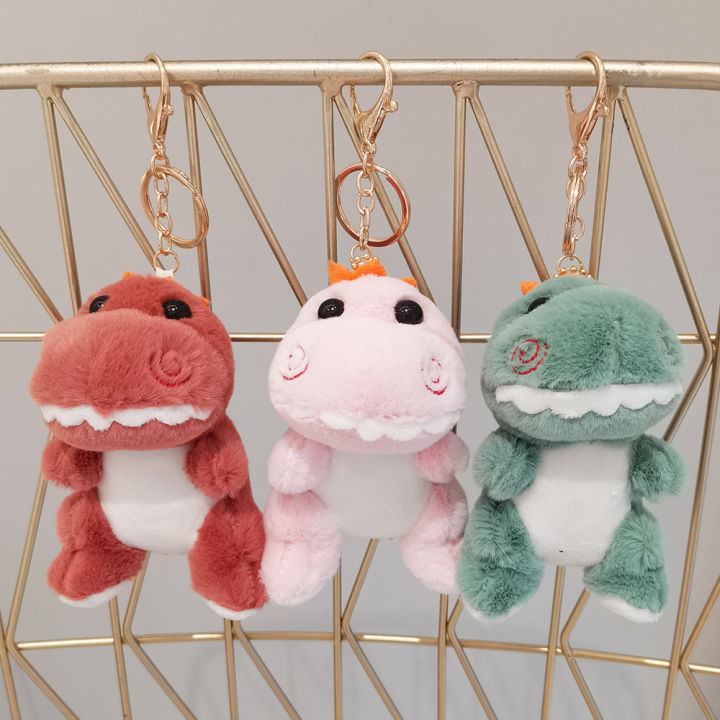 Cute little dinosaur small pendant plush toy cartoon Tyrannosaurus rex ...