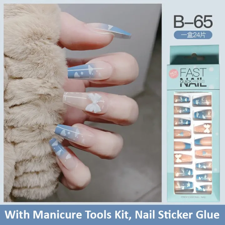 Fast%20Nail%20B%20Series%20Quick%20Press%2024x%20False%20Nail%20Set%20With%20Sticker%20Glue%20-%20Fake%20Nails%20-%20Fake%20Nails%20-%20Image%202