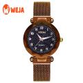 Diamond Watch Women's Magnetic Watch Strap Casual Watch Gift Hadiah Analog and Digital Jam Tangan Perempuan Women's Girl. 