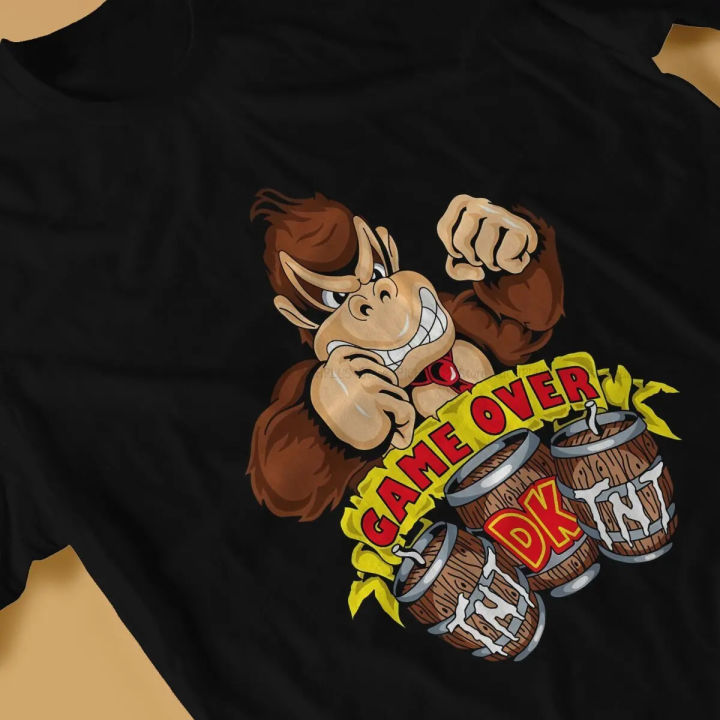 Donkey%20Kong%20Game%20Newest%20TShirt%20for%20Men%20DK%20Round%20Collar%20Polyester%20T%20Shirt%20Personalize%20Gift%20Clothes%20Streetwear%20-%20Image%203