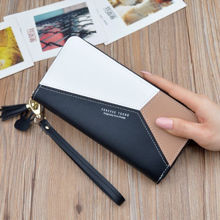 Geometric%20Luxury%20Leather%20Wallets%20Women%20Long%20Zipper%20Coin%20Purses%20Tassel%20Design%20Clutch%20Wallet%20Female%20Money%20Credit%20Card%20Holder%20-%20Image%204