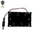 【Daily Necessities For Anyone Store】WAVGAT Size Battery Holder Box For 6pcs Size AA Battery Case Storage Holder With DC2.1 Power Jack For Arduino.. 