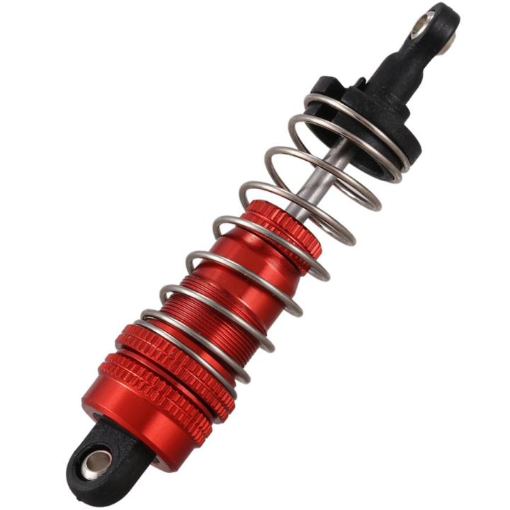 4Pcs Metal Shock Absorber Damper Replacement Accessory for WLtoys 144001 1/14 4WD RC Drift Racing Car Parts,Red