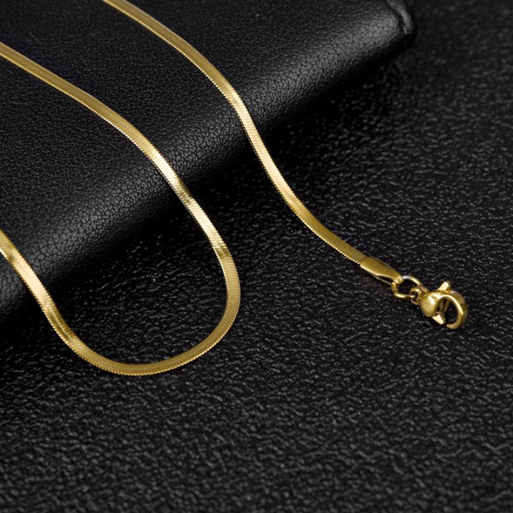 Stylish Men And Boys Flat Patla Snake Necklace