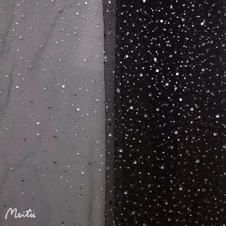 Shiny%20Glitter%20Rhinestone%20Mesh%20Fabric,%20Sparkly%20Tulle%20Fabric,%20Netting%20Material,%20Perfect%20for%20DIY%20Wedding%20Dress%20and%20Craft%20-%20Image%202