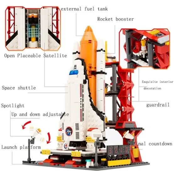 GUDI%208815%20The%20Shuttle%20Launch%20Center%20%20Style%20Toy%20-%20Image%208
