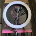 10inch Ring Light Tripod Stand Studio Set for YouTube/Facebook Live Video/Tiktok Video - 7 Feet Long 200 Cm. 
