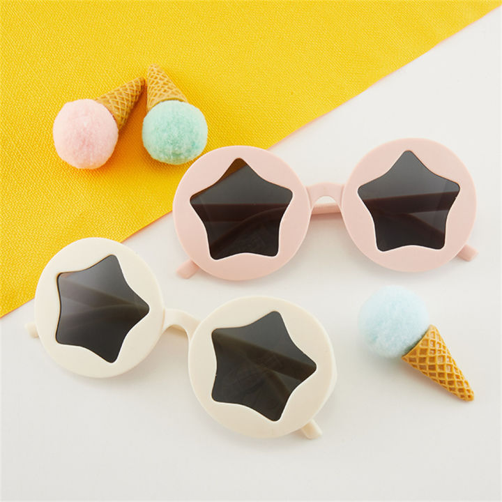 Candy colors Star sunglasses Trendy Boys and girls UV400 protection Candy color sunglasses Children Cute UV400 protection sunglasses for Outdoor activities Beach wear Summer vacations Kids fashion Eye