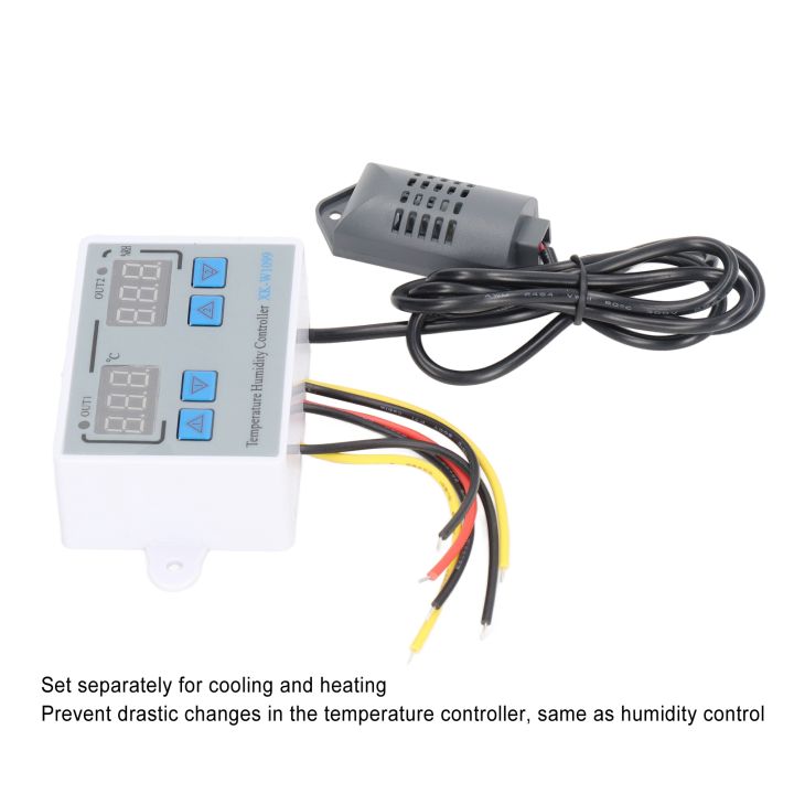 Temperature%20Humidity%20Controller%2012V,%20Digital%20Temperature%20Humidity%20Controller%20Heating%20Cooling%202%20Display%20Window%20for%20Industrial%20Use%20-%20Image%202