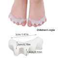 2Pcs=1Pair Finger Spacer Toe Separator Straightener Soft Gel Children Valgus Bunion Corrector Foot Orthotics Adjuster Care Tools. 