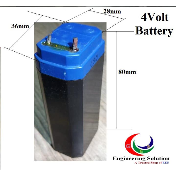 4V lead acid rechargeable battery-Heavy Duty