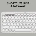 Logitech Pebble Keys 2 K380s, Multi-Device Bluetooth Wireless Keyboard with Customisable Shortcuts, Slim and Portable, Easy-Switch for Windows, macOS, iPadOS, Android, Chrome OS.