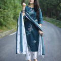 Unstitched Cotton Screen Printed Salwar Kameez For Women 3 Pice Dress. 