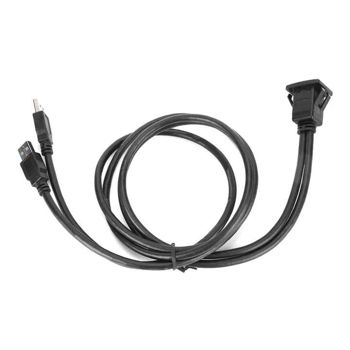 Car Panel Cable Dual USB3.0 Waterproof Data Transmission Dashboard Cable Panel Line ...