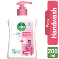 Dettol Handwash Skincare 200ml Pump, pH-Balanced Liquid Soap. 