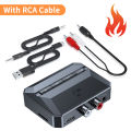 NFC Bluetooth 5.3 Audio Receiver 3.5mm AUX RCA USB U-Disk/TF HIFI Stereo Music Wireless Adapter With Mic For Car Kit Speaker Amp. 