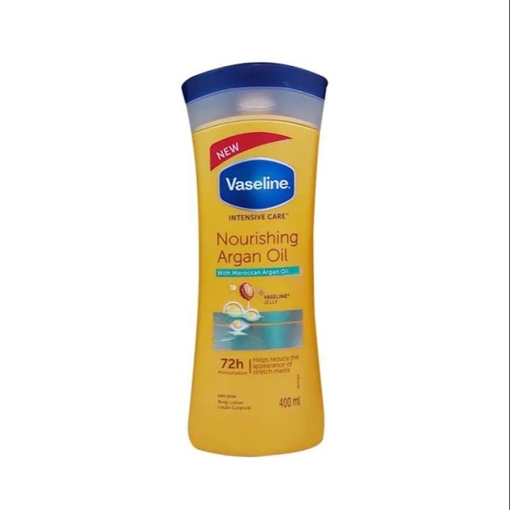 400 ml Vaseline Nourishing Argan oil body lotion International South African Product used for male / female