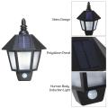 Migeet Portable Delicate Outdoor Waterproof Wall Lamp Half Hexagon Solar Blaze Human Body Induction Mode Wall Lamp.