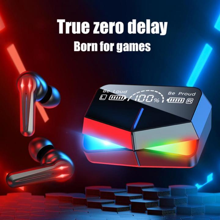 M28%20Gaming%20Headsets%20TWS%20Bt%20Earphone%20with%20Mic%20Low%20Latency%209D%20Stereo%20Wireless%20Headphone%20LED%20Display%20Sports%20Earbuds%20-%20Image%202