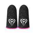 Gaming Finger Sleeves for Mobile Game Controllers, 0.3mm Conductive Silver Fiber Anti-Sweat Breathable Game Gloves for T21A.