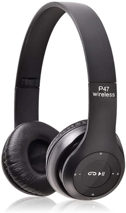 NCR%20P47%205.0+%20EDR%20Wireless%20Rechargeable%20Bluetooth%20Over-Ear%20Headphones,%20Foldable%20Headset%20with%20Mic%20-%20Image%204