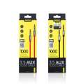 Remax RL-L100 0riginal 3.5 AUX Audio Cable (1 Metar Cable)-red. 