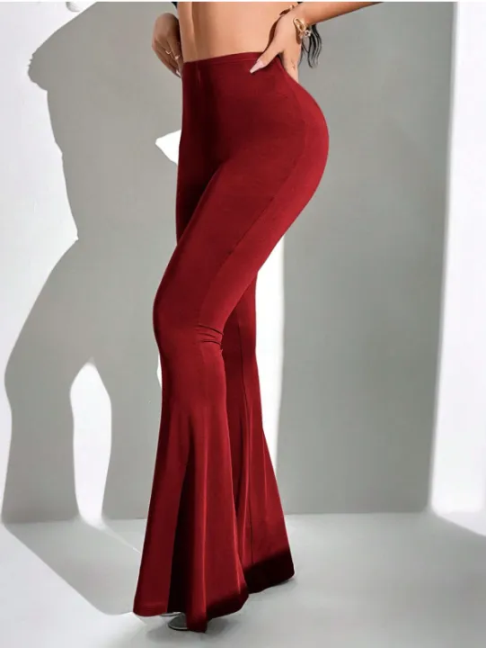 High%20Waist%20Flare%20Pants%20-%20Women's%20Yoga%20Flare%20Pants%20-%20Sexy%20Ladies%20Pants%20-%20Pants%20for%20Women%20-%20Image%204