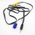 Biurlink Car RCA Adapter VTR Cable For Toyota 6 Pin Blue AV Port. 