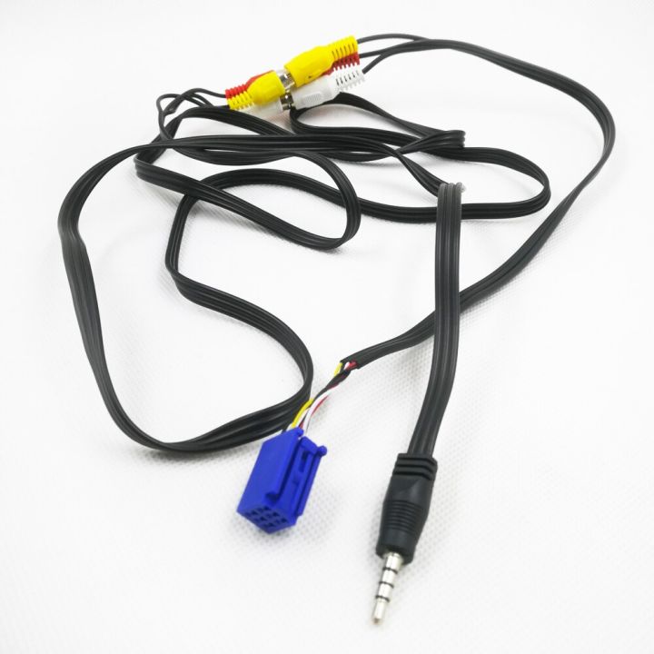 Biurlink%20Car%20RCA%20Adapter%20VTR%20Cable%20For%20Toyota%206%20Pin%20Blue%20AV%20Port%20-%20Image%203