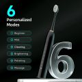 6 Clean Modes Sonic Electric Toothbrush USB Rechargeable Tooth Brush For Adult X-3 Washable Teeth Whitening and Cleaning Brush. 