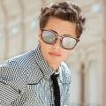 Fashion Folding Sunglasses Women Men Vintage Cat's Eye Sun Glasses Male Female Eyewear.
