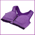 Women Sport Bra Running Gym Yoga Fitness Tops Tank Workout Zipper Stretch. 