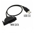 Px USB 2.0 to Mini Sata II 7+6 13Pin Adapter for Laptop CD/DVD ROM Slimline Drive Converter Cable Screws steady style 1pcs.