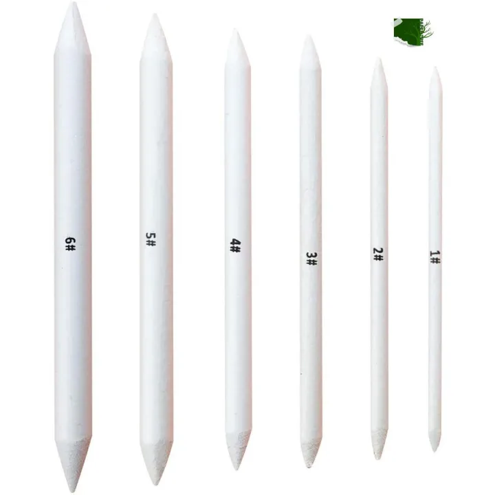 6 PCS Blending Stumps and Tortillions, Sketch Drawing Tools, Paper Art Blenders for Student Sketch Drawing
