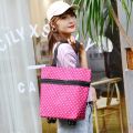Trolley Bag Folding Shopping Bag with Wheels Environmental Protection Bag Portable Large Capacity Supermarket Shopping Cart Small Trolley Household.