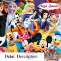Disney Cartoon All Characters Castle Prints Wall Art Canvas Painting Poster Superheros Picture Kids Room Home Decor Best Gift. 