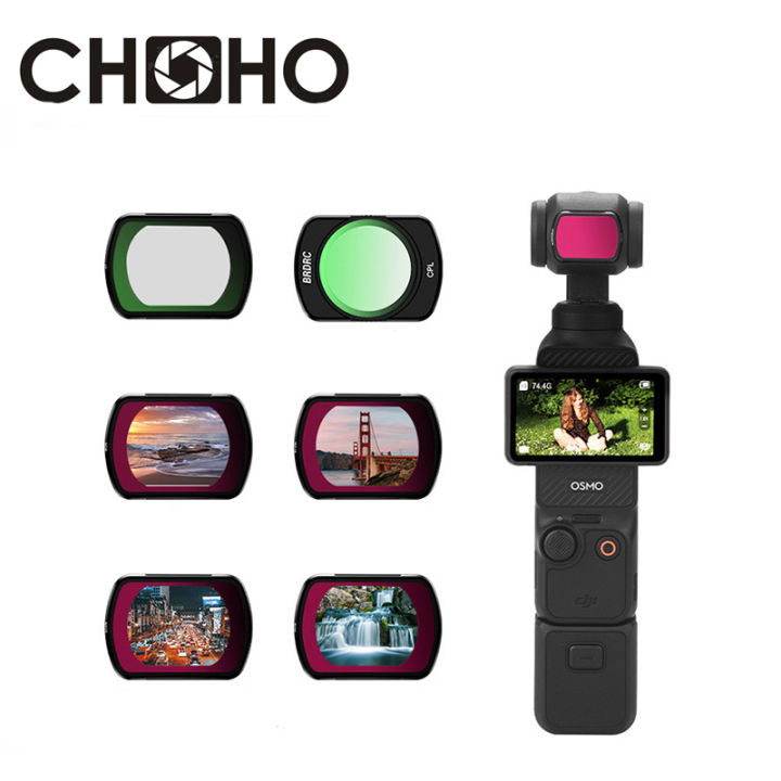 JJC 6er Filter Set Für DJI Osmo Pocket 3 - Magnetische ND & CPL Filter