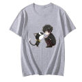 Persona 5 Morgana Mysterious Black Cat T-shirts MEN Amamiya Ren Tshirts 100% Cotton High Quality T Shirts Comfortable Casual Top.