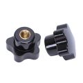 5Pcs M8 Female Thread 32mm Star Head Clamping Nuts Knob Grip Handle.