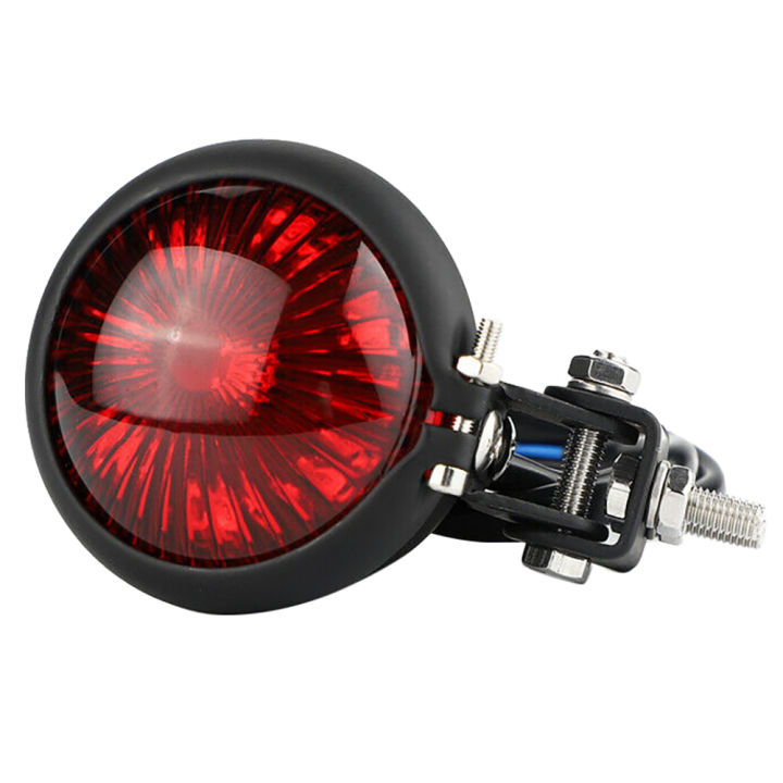 Motorcycle Tail Light LED Rear Brake Lamp for Cruiser Cafe Chooper