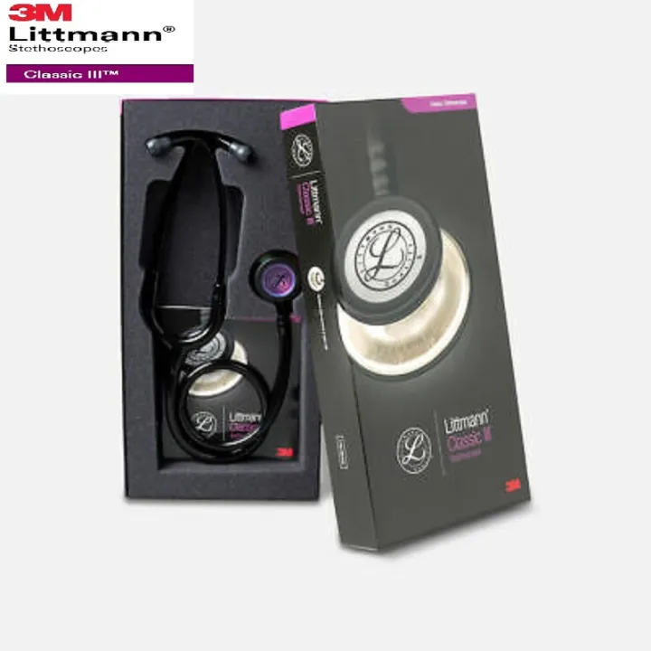 Littmann%20Classic%20III%20Chestpiece%20Monitoring%20Stethoscope,%20Black%20Tube%20Made%20In%20USA%20-%20Image%205