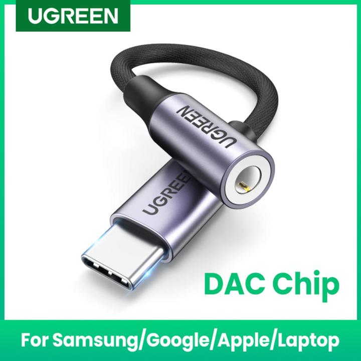 UGREEN%20USB%20C%20to%203.5mm%20Headphone%20Adapter,%20Type%20C%20Dongle%20Audio%20Jack%20Converter%20with%20DAC%20Chip%20Compatible%20for%20Galaxy%20Note20%20Ultra/Note20/S20/Note10/S10,%20Pixel%204%203%202%20XL,%20iPad%20Pro%202020/2018,%20OnePlus%20and%20More%20-%20Image%202