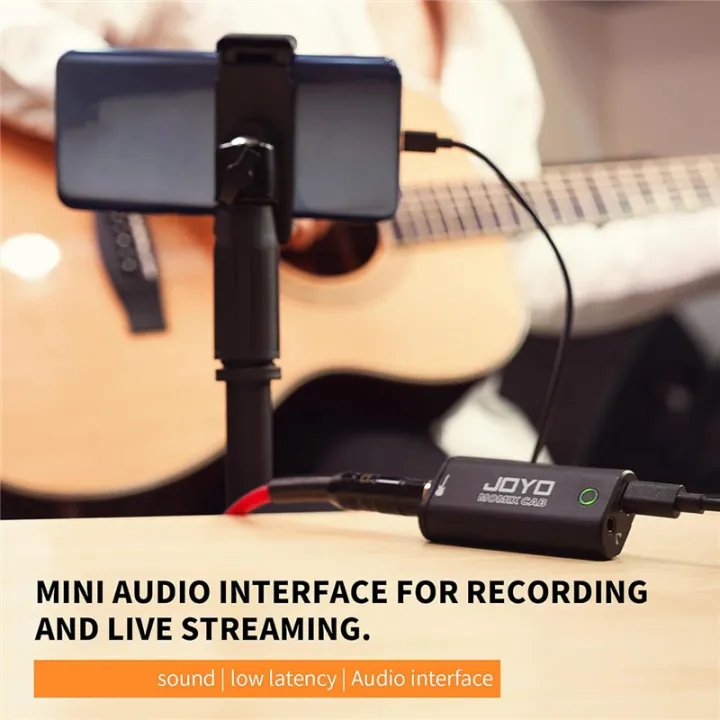 MOMIX%20CAB%20Guitar%20Audio%20Interface%20Guitar%20Sound%20Card%20Pocket%20Internal%20Recording%20Sound%20Card%20for%20Live%20Streaming%20By%20Phone%20and%20Laptop%20Plug%20&%20Play%20-%20Image%204