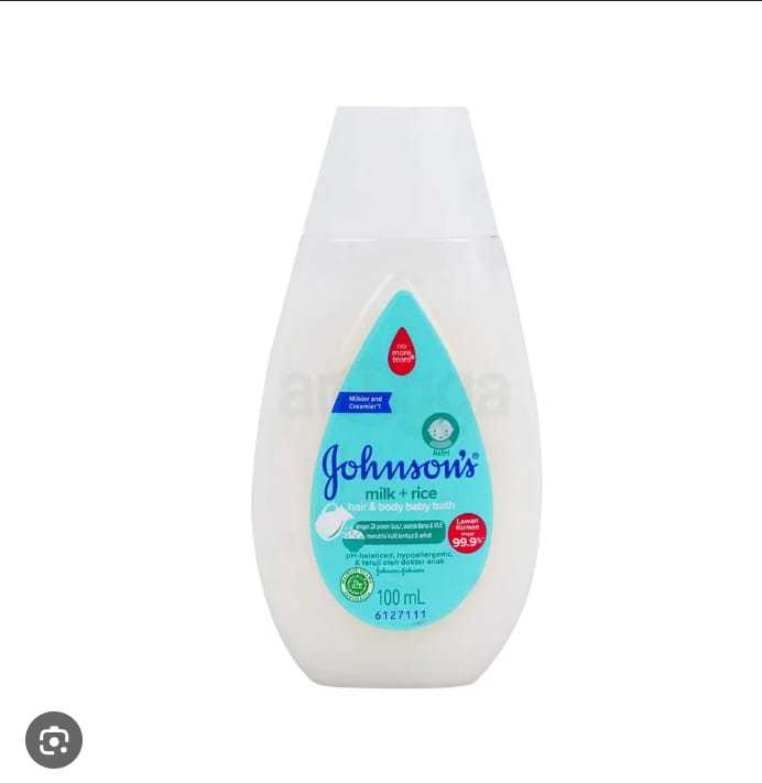 Johnson%E2%80%99s%20Milk%20+%20Rice%20Hair%20And%20Body%20Baby%20Bath,%20100%20ml%20-%20Image%202