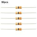 33 Ohm 1/4W 5% Tolerance Resistor Carbon Film Resistance 1Pack (50 piece). 