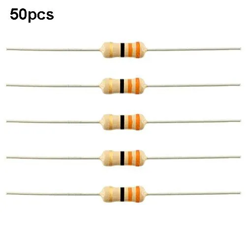 33%20Ohm%201/4W%205%25%20Tolerance%20Resistor%20Carbon%20Film%20Resistance%201Pack%20(50%20piece)%20-%20Image%202