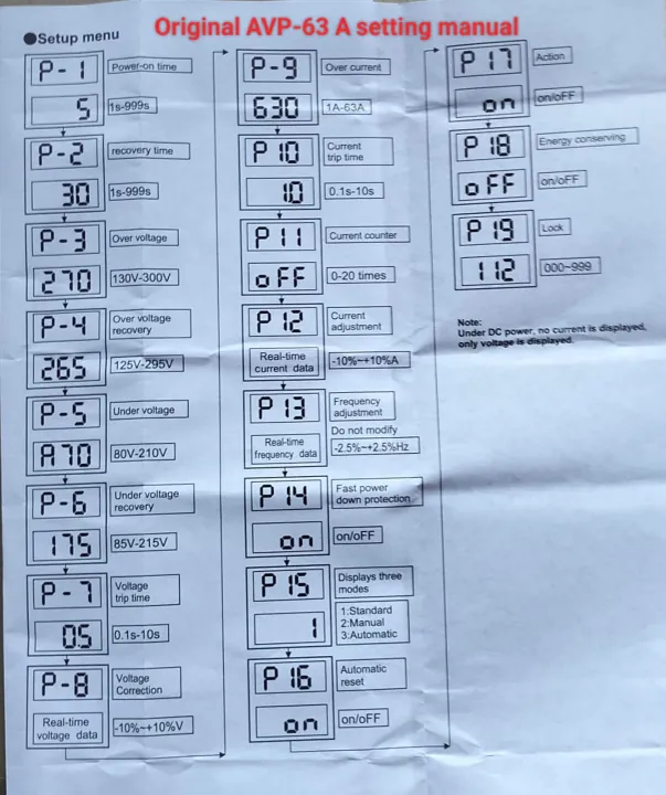 63A%20230V%20adjustable%20over%20voltage%20Under%20voltage%20reclosing%20protector%20relay%20limit%20over%20current%20protection%20dual%20digital%20display%20-%20Image%203