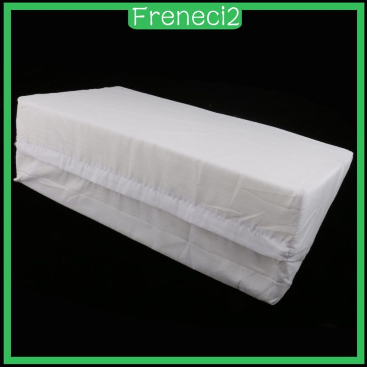 Foam%20Bed%20Wedge%20Acid%20Reflux%20Pillow%20Leg%20Elevation%20Cushion%20Washable%20Removable%20Cover%20-%20White%2020x10x5.5%20inches%20-%20Image%203