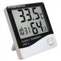 HTC-1 Lcd Display Digital Room Temperature & Humidity Meter Clock.